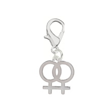 Load image into Gallery viewer, Lesbian Same Sex Female Symbol Hanging Charms - The Awareness Company