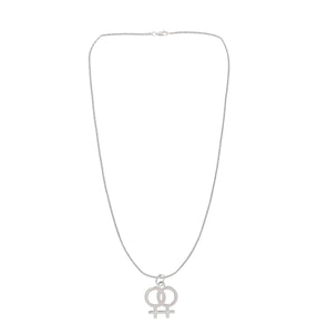 Lesbian Same Sex Female Symbol Necklaces - The Awareness Company