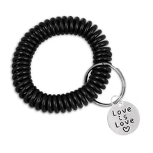 Load image into Gallery viewer, LGBTQ Gay Pride Elastic Keychain Bracelets (Pick Your Charm) - The Awareness Company