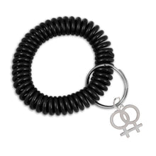 Load image into Gallery viewer, LGBTQ Gay Pride Elastic Keychain Bracelets (Pick Your Charm) - The Awareness Company