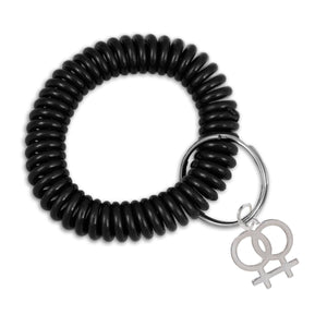 LGBTQ Gay Pride Elastic Keychain Bracelets (Pick Your Charm) - The Awareness Company
