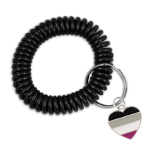 Load image into Gallery viewer, LGBTQ Gay Pride Elastic Keychain Bracelets (Pick Your Charm) - The Awareness Company