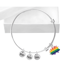 Load image into Gallery viewer, Libertarian Rainbow Porcupine Retractable Charm Bracelets - The Awareness Company