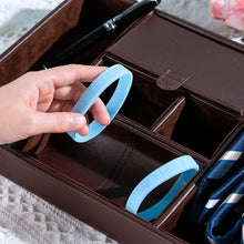 Load image into Gallery viewer, Light Blue Ribbon Silicone Bracelets (Child Size) - The Awareness Company