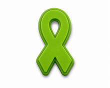 Load image into Gallery viewer, Lime Green Ribbon Silicone Pins - The Awareness Company