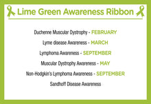 Load image into Gallery viewer, Lime Green Silicone Bracelets - The Awareness Company