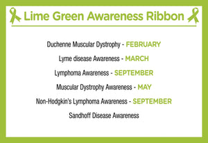 Lime Green Silicone Bracelets - The Awareness Company