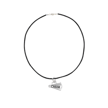 Load image into Gallery viewer, Megaphone Cheerleading Black Cord Necklaces - The Awareness Company