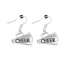 Load image into Gallery viewer, Megaphone Cheerleading Earrings - The Awareness Company