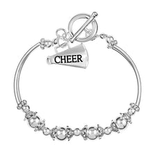 Load image into Gallery viewer, Megaphone Cheerleading Partial Beaded Bracelets - The Awareness Company