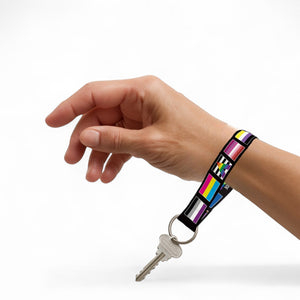 Multi Gay Pride Flag Lanyard Style Keychains - The Awareness Company