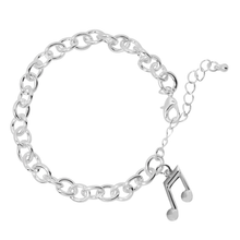 Load image into Gallery viewer, Music Note Chunky Charm Bracelets - The Awareness Company