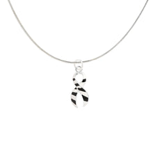 Load image into Gallery viewer, Bulk Zebra Print Ribbon Necklaces, EDS, hEDS, Rare Disease, Carcinoid Awareness