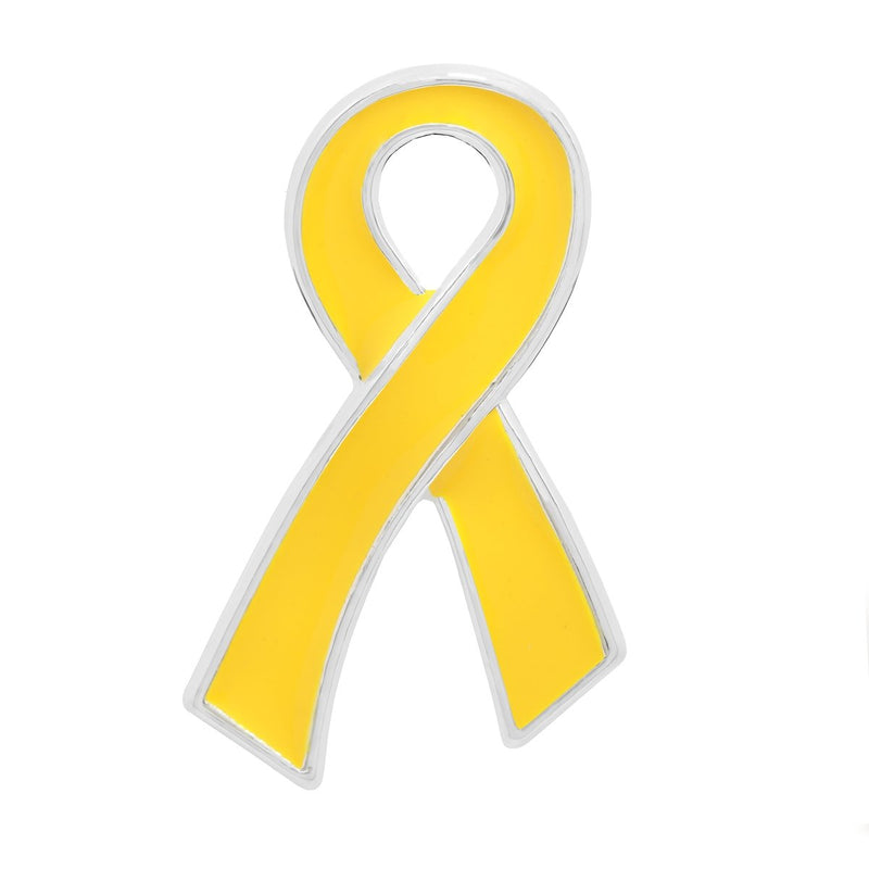 Gold Large Flat Ribbon Pins