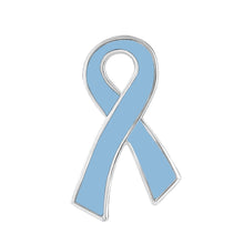Load image into Gallery viewer, Large Light Blue Ribbon Pins