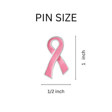 Load image into Gallery viewer, 10 Pack Pink Ribbon Pins