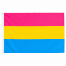 Load image into Gallery viewer, Pansexual 3 Feet by 5 Feet Nylon Flag - The Awareness Company