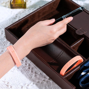 Peach Ribbon Silicone Bracelets (Child Size) - The Awareness Company