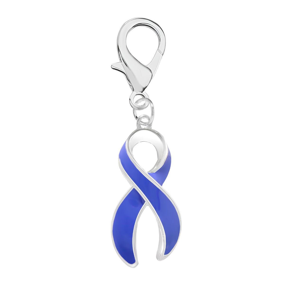 Perwinkle Ribon Bulk Periwinkle Ribbon Awareness Hanging Charms - The Awareness Company