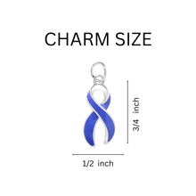 Load image into Gallery viewer, Periwinkle Ribbon Hanging Earrings - The Awareness Company