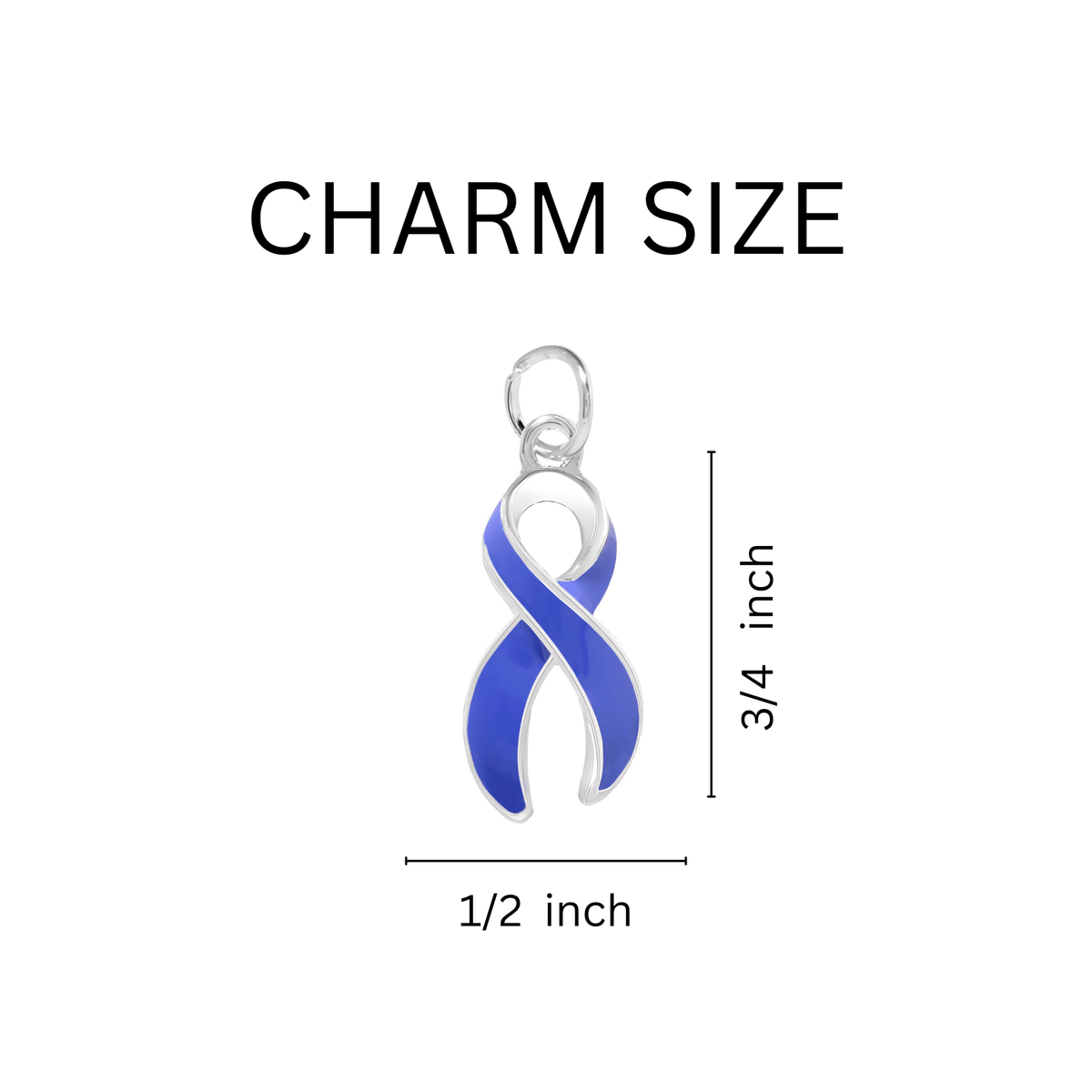 Perwinkle Ribon Bulk Periwinkle Ribbon Hanging Earrings - The Awareness Company