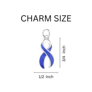 Periwinkle Ribbon Make a Difference Key Chains - The Awareness Company