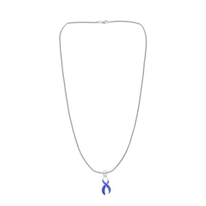 Periwinkle Ribbon Necklaces - The Awareness Company