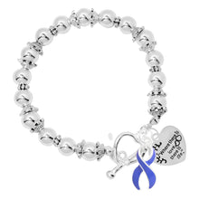 Load image into Gallery viewer, Periwinkle Ribbon Where There is Love Bracelets - The Awareness Company