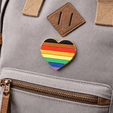 Load image into Gallery viewer, Philadelphia 8 Stripe Flag Heart Silicone Pins - The Awareness Company