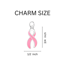 Load image into Gallery viewer, Pink Ribbon Breast Cancer Awareness Necklaces - The Awareness Company