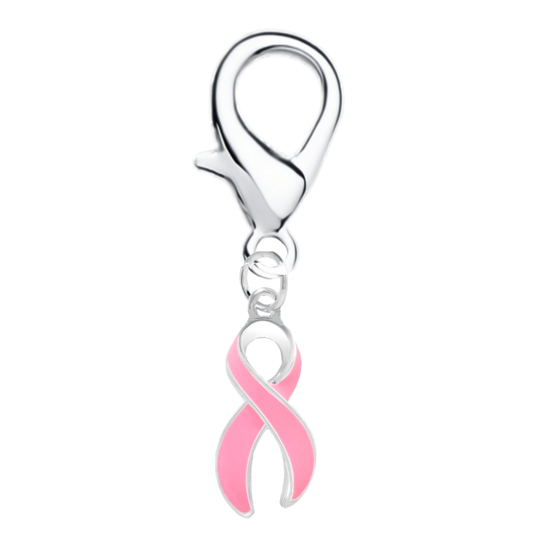 Pink Ribbon Hanging Charms - The Awareness Company