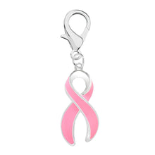 Load image into Gallery viewer, Pink Ribbon Hanging Charms - The Awareness Company