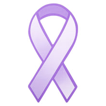 Load image into Gallery viewer, Purple Ribbon Paper Donation Ribbons (50/Pack) - The Awareness Company