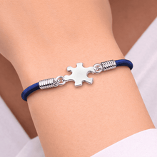 Load image into Gallery viewer, Puzzle Piece Autism Awareness Stretch Bracelets - The Awareness Company