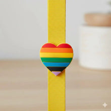 Load image into Gallery viewer, Rainbow Heart Silicone Pins - The Awareness Company