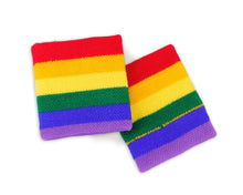 Load image into Gallery viewer, Rainbow Sweat Bands - The Awareness Company