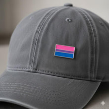 Load image into Gallery viewer, Rectangle Bisexual Flag Pins - The Awareness Company