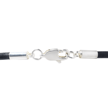 Load image into Gallery viewer, Bulk Rectangle Straight Ally Flag Black Cord Necklaces - Gay Pride Jewelry - The Awareness Company