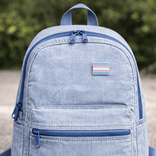 Load image into Gallery viewer, Rectangle Transgender Flag Pins - The Awareness Company
