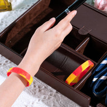 Load image into Gallery viewer, Red &amp; Yellow Silicone Bracelets - The Awareness Company
