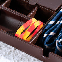Load image into Gallery viewer, Red &amp; Yellow Silicone Bracelets - The Awareness Company