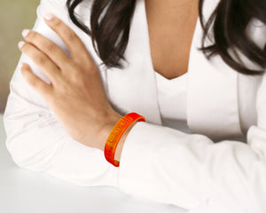Red & Yellow We're In This Together Silicone Bracelets - The Awareness Company