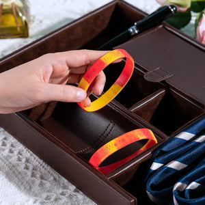 Red & Yellow We're In This Together Silicone Bracelets - The Awareness Company