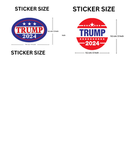 250 Trump Election Stickers (Various Styles) - 250 Stickers Per Roll