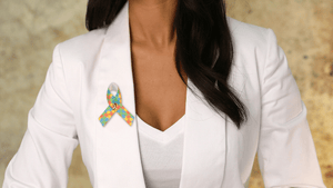 Satin Autism Awareness Ribbon Pins - The Awareness Company