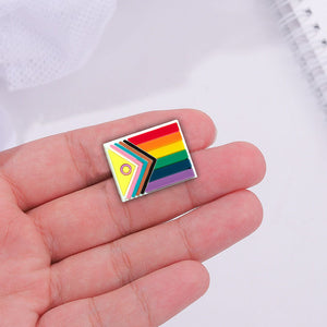 Daniel Quasar Intersex-Inclusive Flag Lapel Pins for PRIDE Parades, Events