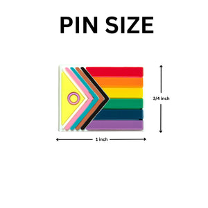 Daniel Quasar Intersex-Inclusive Flag Lapel Pins for PRIDE Parades, Events