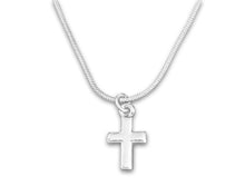 Load image into Gallery viewer, Silver Cross Necklace 