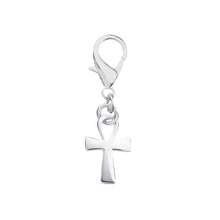Load image into Gallery viewer, Silver Decorative Cross Religious Hanging Charms - The Awareness Company