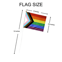 Load image into Gallery viewer, Small Daniel Quasar Flags on a Stick - The Awareness Company